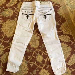 Rock Revival White Jeans